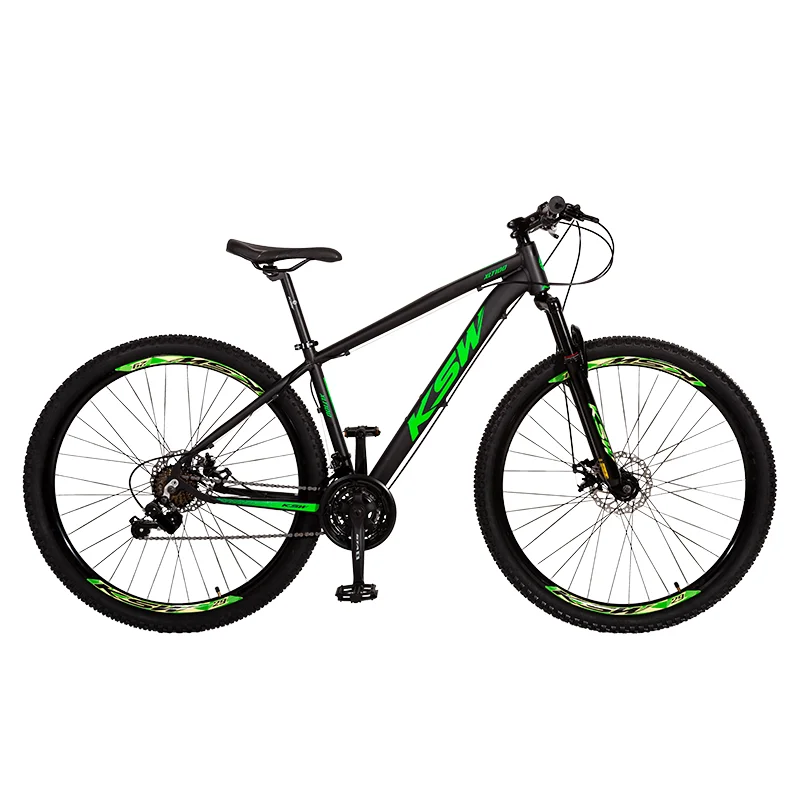 Bicicleta KSW XLT 100 21v Roda Livre Aro 29 Freio a Disco